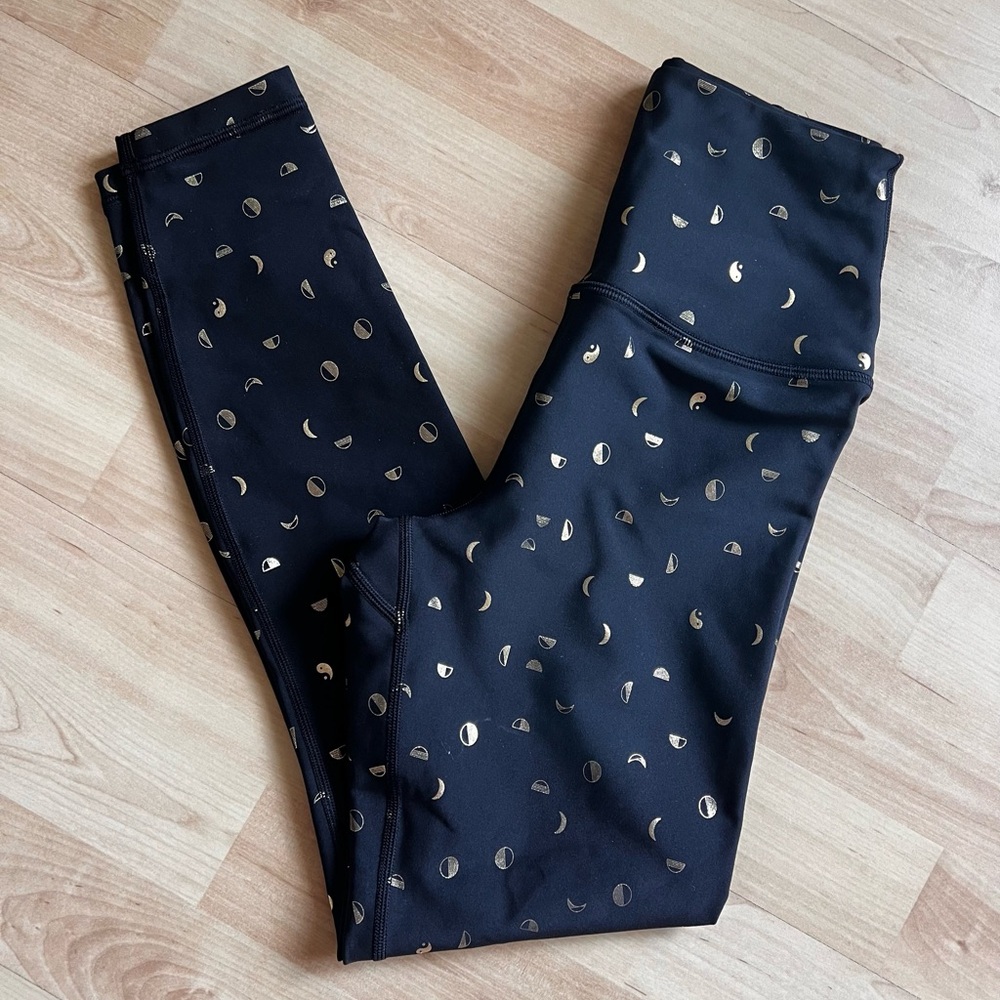 Spiritual Gangster Ada Dream Tech Legging - Moon Phase Gold Foil XS